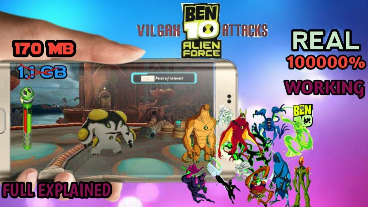 Ben 10 alien force vilgax attacks psp highly compressed ps2